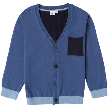 Kleidung Jungen Sweatshirts Ido Cardigan Scaldacuore Blau