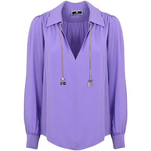 Kleidung Damen Hemden Elisabetta Franchi CAT3041E2-AS6 Violett