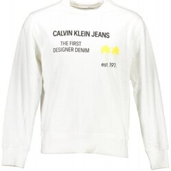 Kleidung Herren Sweatshirts Calvin Klein Jeans J30J318173 Weiss