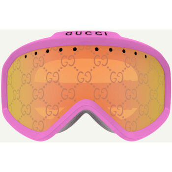 Accessoires Sportzubehör Gucci Ski- und Snowboard-Sonnenbrille GG1210S 004 Rosa