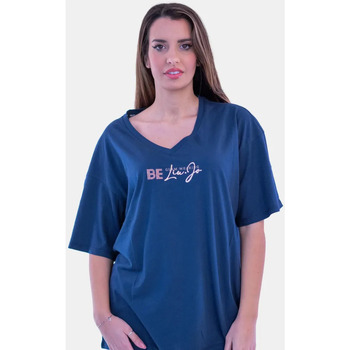Kleidung Damen T-Shirts & Poloshirts Liu Jo TA4144-J6040 Blau