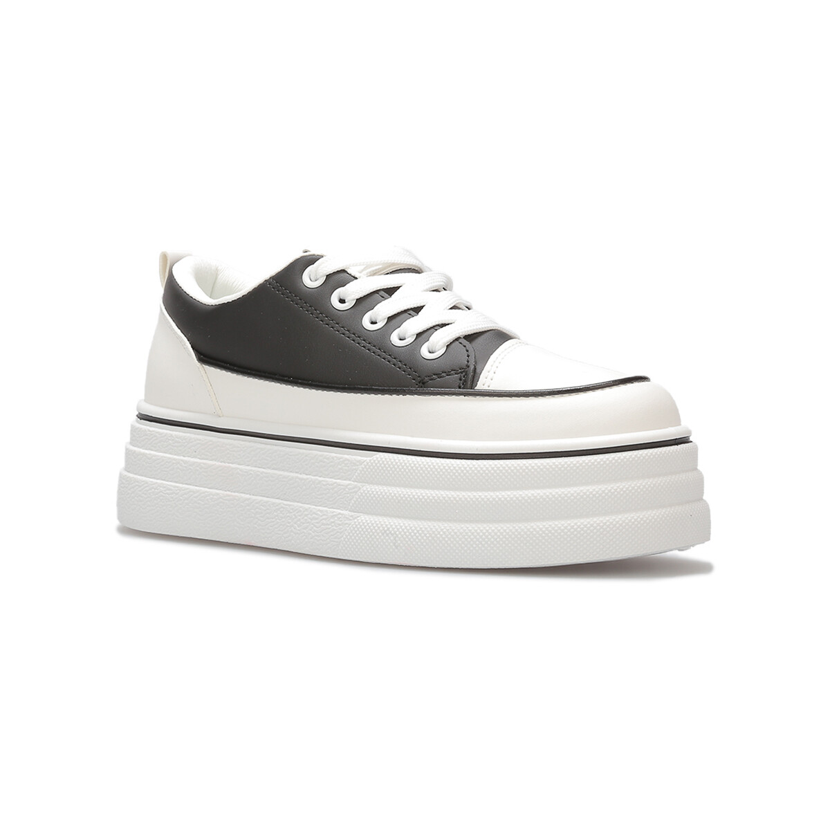 Schuhe Damen Sneaker La Modeuse 69904_P162684 Schwarz