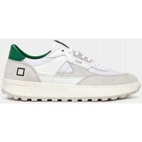 Schuhe Herren Sneaker Date M401-K2-CO-WG - KDUE-WHITE GREEN Weiss
