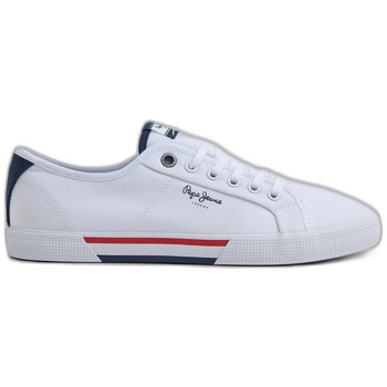 Schuhe Herren Sneaker Pepe jeans Baskets  Brady Basic Weiss