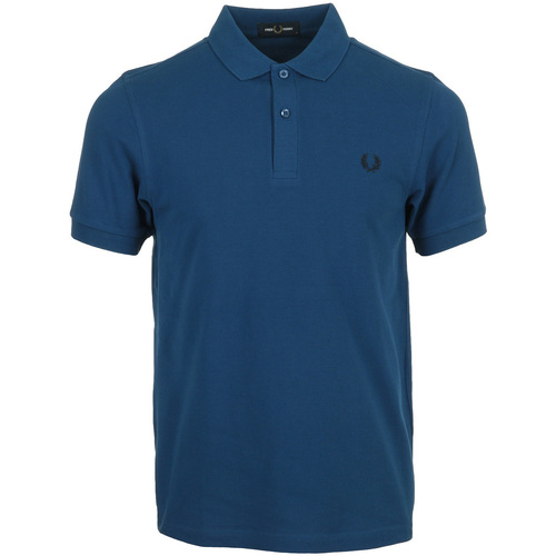 Kleidung Herren T-Shirts & Poloshirts Fred Perry Plain Blau
