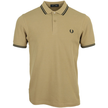 Fred Perry Twin Tipped Shirt Braun