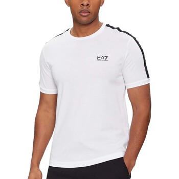Kleidung Herren T-Shirts & Poloshirts Emporio Armani EA7 T-Shirt Weiss