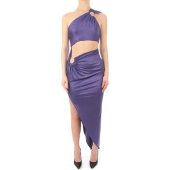 Kleidung Damen Maxikleider Atelier Legora AL103 Violett
