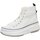 Schuhe Damen Sneaker Dockers by Gerli REISSVERSCHLUSSSTIEFEL 51IV201-710501 Weiss