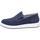 Schuhe Herren Slipper Ara Slipper Genua Slipper blue 11-26103-24 Blau
