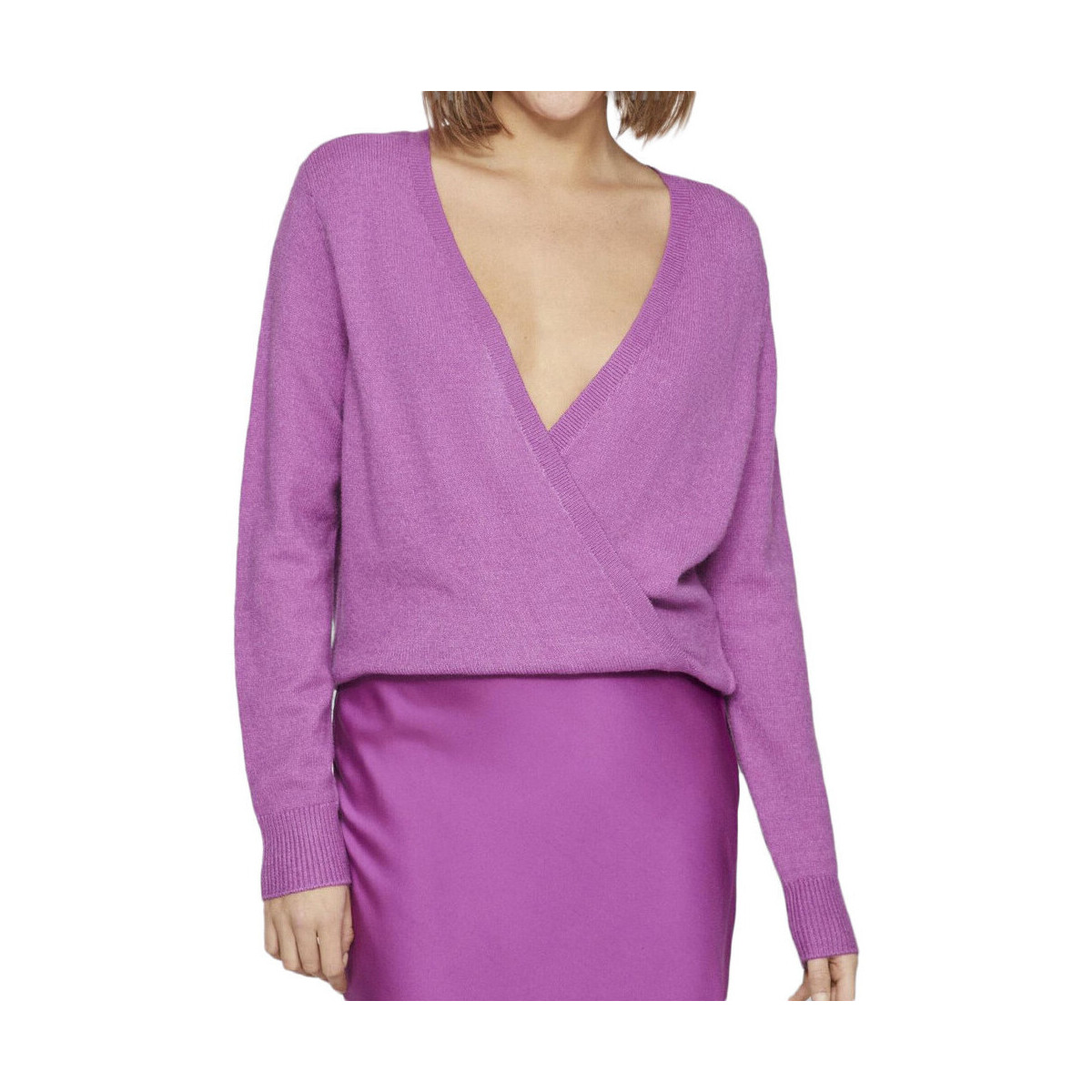 Kleidung Damen Pullover Vila 14092042 Violett