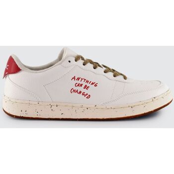 Schuhe Sneaker Acbc SHACBEVE - EVERGREEN-205 WHITE/RED APPLW Weiss