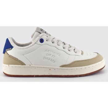 Schuhe Herren Sneaker Acbc SHACBEDT - EVERGREEN RETRO-203 WHITE/BLU DETAIL Weiss