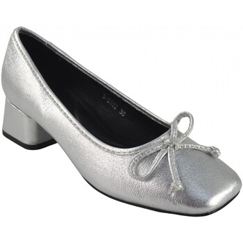 Schuhe Damen Multisportschuhe Bienve s2492 silberner Damenschuh Silbern