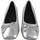 Schuhe Damen Multisportschuhe Bienve s2492 silberner Damenschuh Silbern