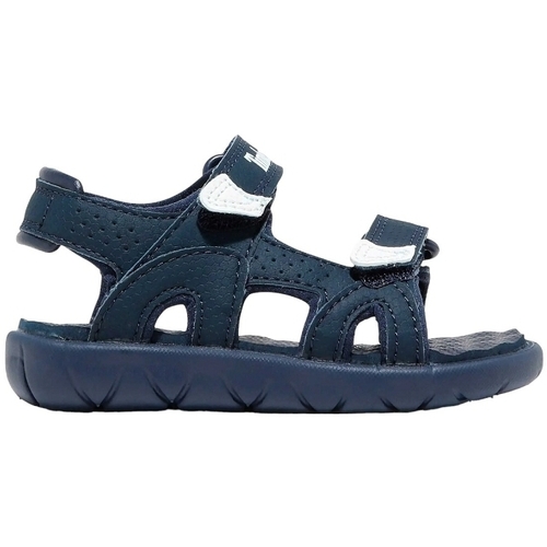 Schuhe Jungen Sandalen / Sandaletten Timberland PERKINS ROW 2 STRAP Blau