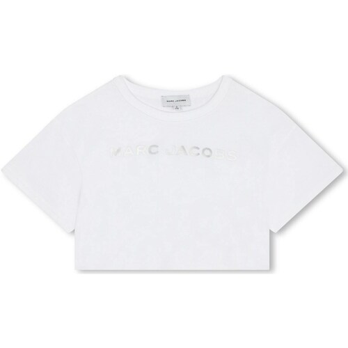 Kleidung Mädchen T-Shirts Marc Jacobs W60168 Weiss