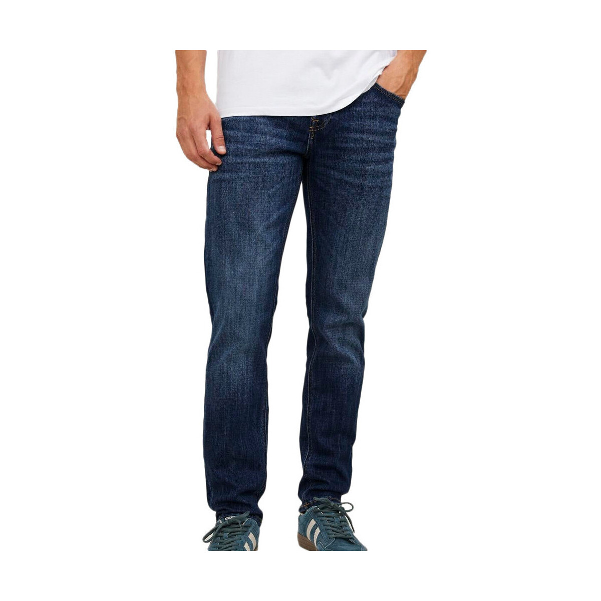 Kleidung Herren Straight Leg Jeans Jack & Jones 12207185 Blau