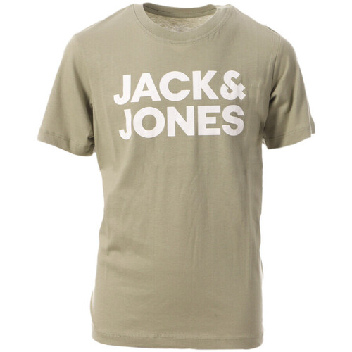 Kleidung Jungen T-Shirts & Poloshirts Jack & Jones 12255501 Grün