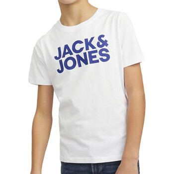 Kleidung Jungen T-Shirts Jack & Jones 12255501 Weiss