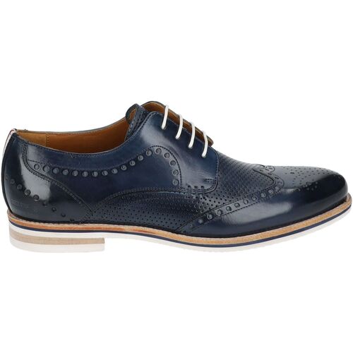 Schuhe Herren Derby-Schuhe Melvin & Hamilton Businessschuhe Blau