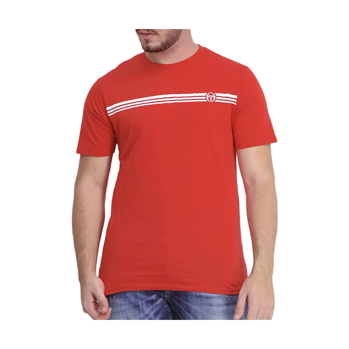 Kleidung Herren T-Shirts & Poloshirts Sergio Tacchini ST-103.20040 Rot