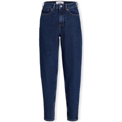 Kleidung Damen Straight Leg Jeans Jjxx Noos Lisbon Mom Jeans - Dark Blue Denim Blau