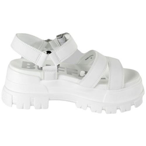 Schuhe Damen Sandalen / Sandaletten Buffalo Sandales femme  Aspha TS Sandal Weiss