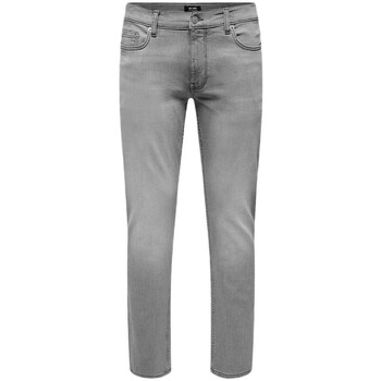 Kleidung Herren Slim Fit Jeans Only & Sons  22027617 Grau