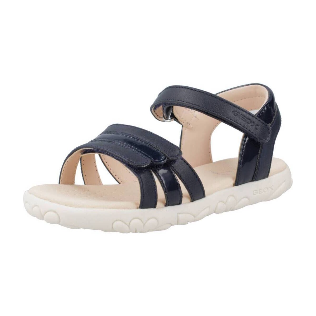 Schuhe Mädchen Sandalen / Sandaletten Geox J SANDAL HAITI GIRL Blau