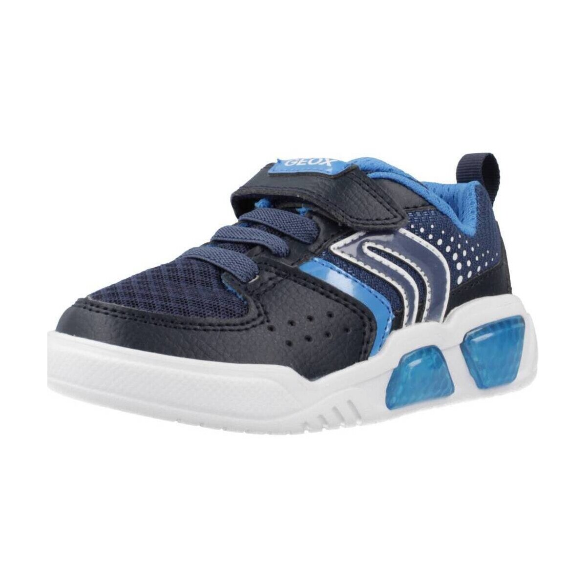 Schuhe Jungen Sneaker Low Geox J SPACECLUB GIRL A Blau