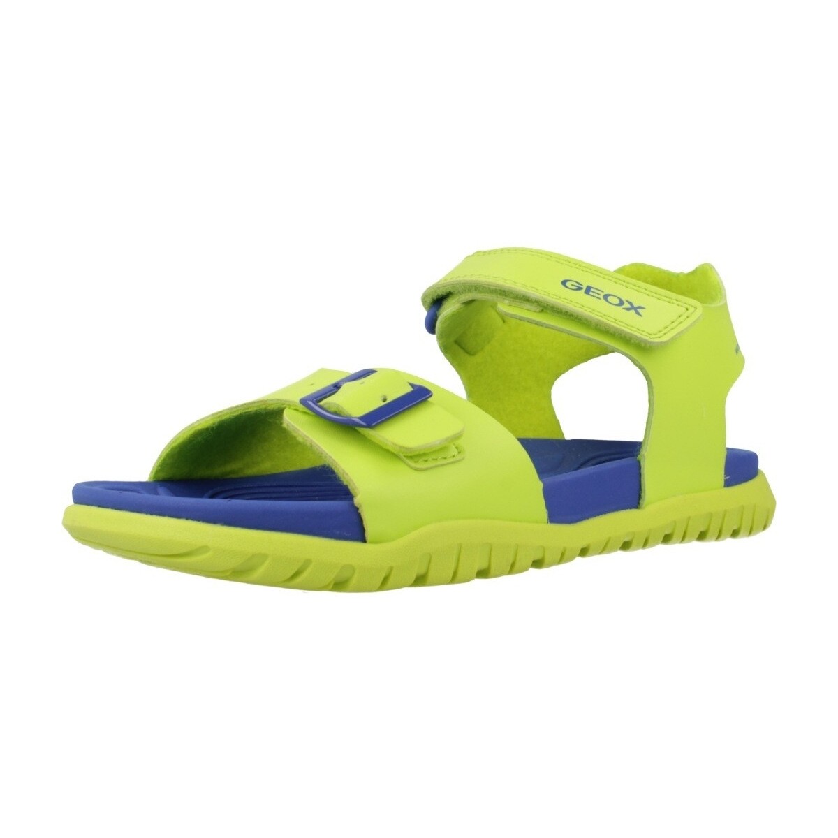 Schuhe Jungen Sandalen / Sandaletten Geox J SANDAL FUSBETTO BO Grün