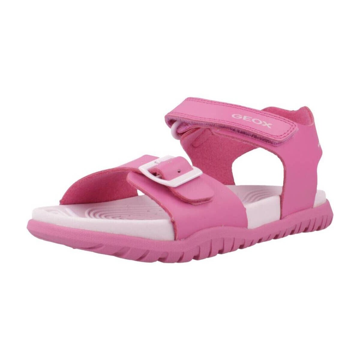 Schuhe Mädchen Sandalen / Sandaletten Geox J SANDAL FUSBETTO GI Rosa