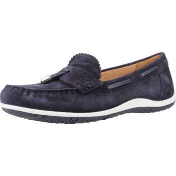 Schuhe Damen Slipper Geox D VEGA M0C A Blau