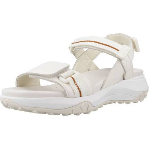 Schuhe Damen Sandalen / Sandaletten Geox D SORAPIS + GRIP B Weiss