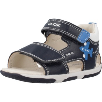 Schuhe Jungen Sandalen / Sandaletten Geox B SANDAL TAPUZ BOY Blau