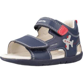 Schuhe Jungen Sandalen / Sandaletten Geox B SANDAL TAPUZ BOY Blau