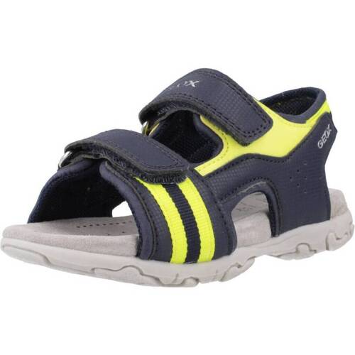 Schuhe Jungen Sandalen / Sandaletten Geox B SANDAL FLAFFEE BOY Blau