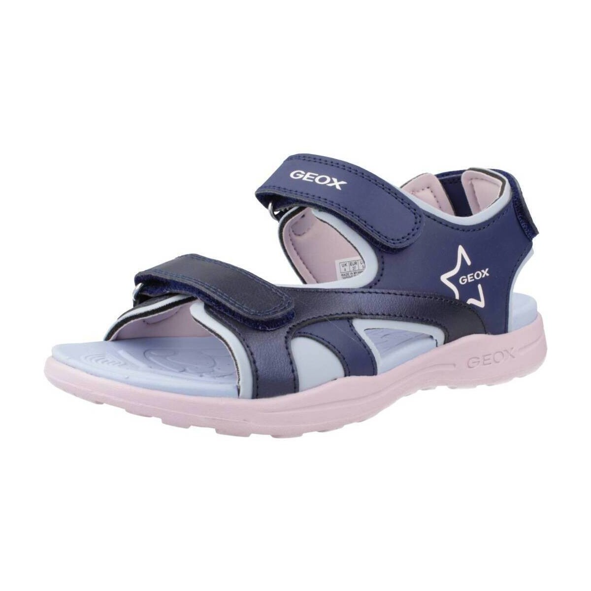 Schuhe Mädchen Sandalen / Sandaletten Geox J VANIETT GIRL Blau