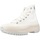 Schuhe Damen Sneaker High Converse RUN STAR HIKE PLATFORM METALLIC Weiss