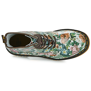 Dr. Martens 1460 W Multi Floral Garden Print Backhand Weiss / Multicolor