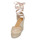 Schuhe Damen Leinen-Pantoletten mit gefloch Castaner CARINA Beige
