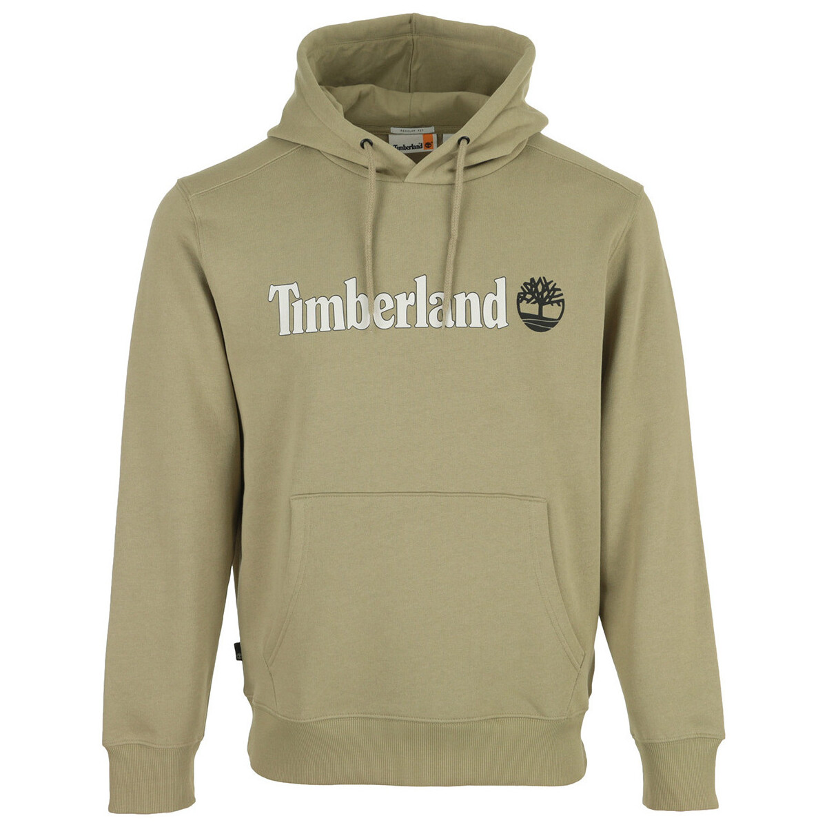 Kleidung Herren Sweatshirts Timberland Linear Logo Hoodie Beige