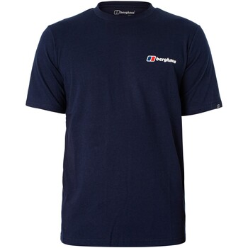 Kleidung Herren T-Shirts Berghaus Lineation-T-Shirt Blau