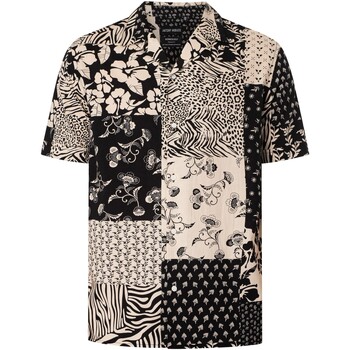 Kleidung Herren Kurzärmelige Hemden Antony Morato Kurzärmliges Hemd mit Osaka-Muster Multicolor