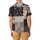 Kleidung Herren Kurzärmelige Hemden Antony Morato Kurzärmliges Hemd mit Osaka-Muster Schwarz