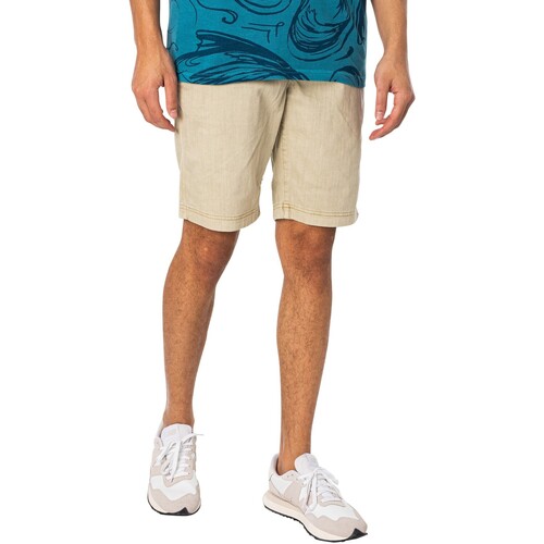 Kleidung Herren Shorts / Bermudas Superdry Vintage internationale Chino-Shorts Beige