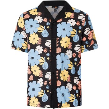 Kleidung Herren Kurzärmelige Hemden Ellesse Kurzarmhemd mit Lumi-Muster Multicolor