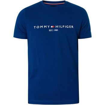 Kleidung Herren T-Shirts Tommy Hilfiger Grafisches T-Shirt Blau