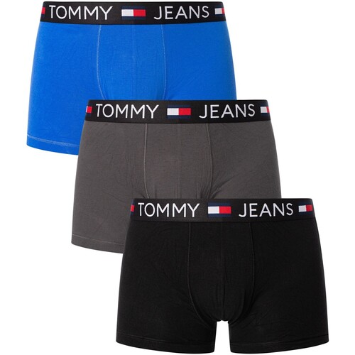 Unterwäsche Herren Boxershorts Tommy Jeans 3 Packungsstämme Multicolor